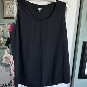 Lands End woman’s size XL black tank